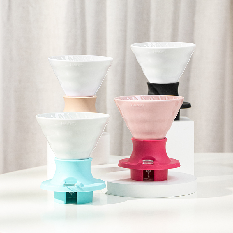 【 official store 】Hario Ceramic Smart Cup Hand-Brewed Coffee Filter Cup with Switch No. 02 Household Drip Filter Ssdc