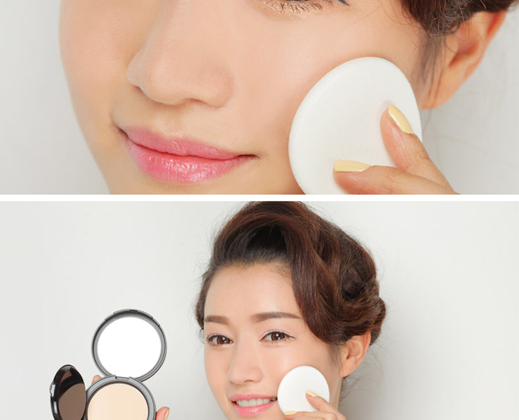 Hàn Quốc 3CE silky phấn trang điểm bánh kem dưỡng ẩm kiểm soát mịn màng phấn mịn không trang điểm che khuyết điểm tự nhiên phấn phủ mac