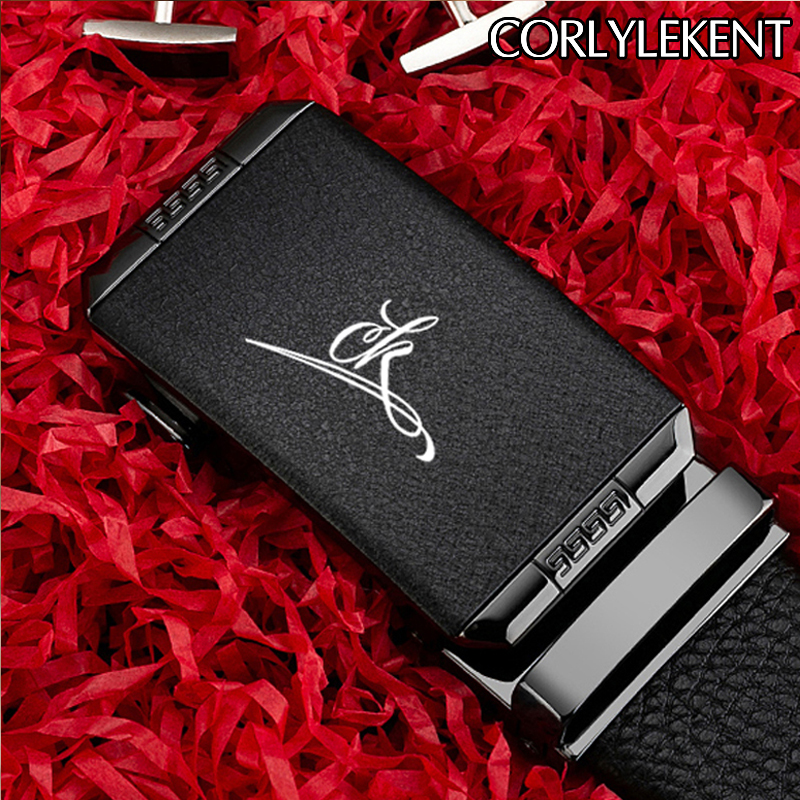 Belt men's real cowhide automatic belt top layer cowhide belt new men's business casual fashion brand CO-103