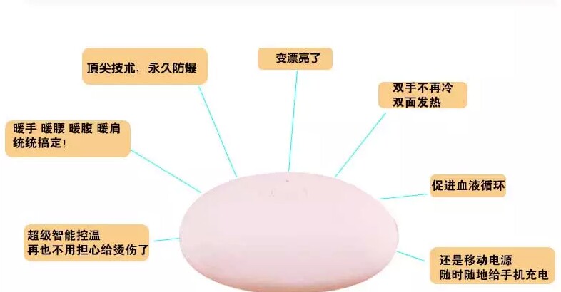 Réchauffeur USB pour les mains - Ref 416670 Image 4