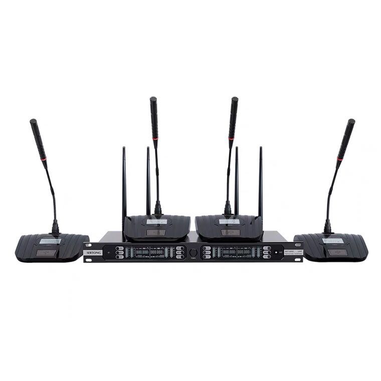 Senertong SET-5502 anti-jamming conference dedicated gooseneck one for four wireless microphones