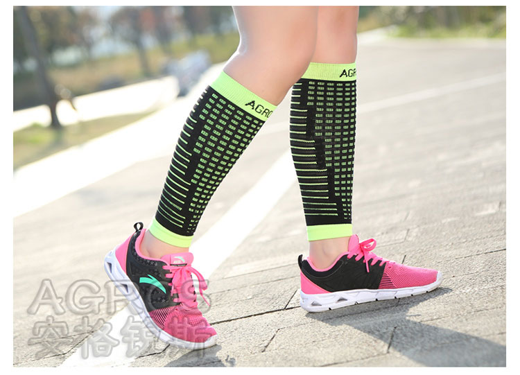 Thể thao nén xà cạp vớ marathon đi xe đạp chạy đêm chạy bóng rổ ngoài trời bionic tập thể dục chân bộ người đàn ông và phụ nữ 	tất ống đá banh