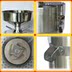 may xay sua dau nanh Máy làm sữa đậu nành trực tiếp Bột đậu phụ Trấn Giang thương mại loại 125 bã thép không gỉ bã phụ kiện tự tách - Sữa đậu nành Maker máy sữa hạt medion Sữa đậu nành Maker