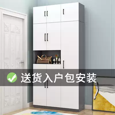 Household shoe cabinet economical multi-layer porch cabinet large capacity hall cabinet simple modern balcony multifunctional storage cabinet