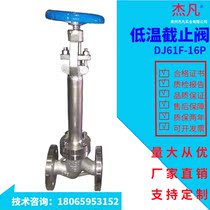 Stainless steel flange low temperature globe valve DJ41W-16P resistant liquid gas 316LDN15 DN50 100
