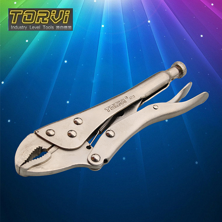 German Dowie 10-inch round mouth Kettle Mouth Vigorously Pincers C Type Pliers Grip Pliers Fixed Clamp Grip Pliers