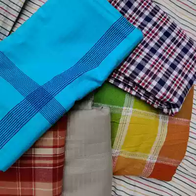 Foreign trade cotton sheets cotton and linen dyed students single sheets