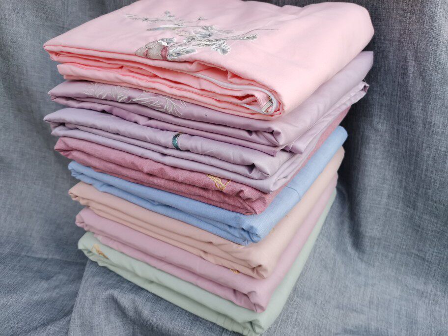 Special price clearing house full cotton grinding wool embroidered double quilt cover