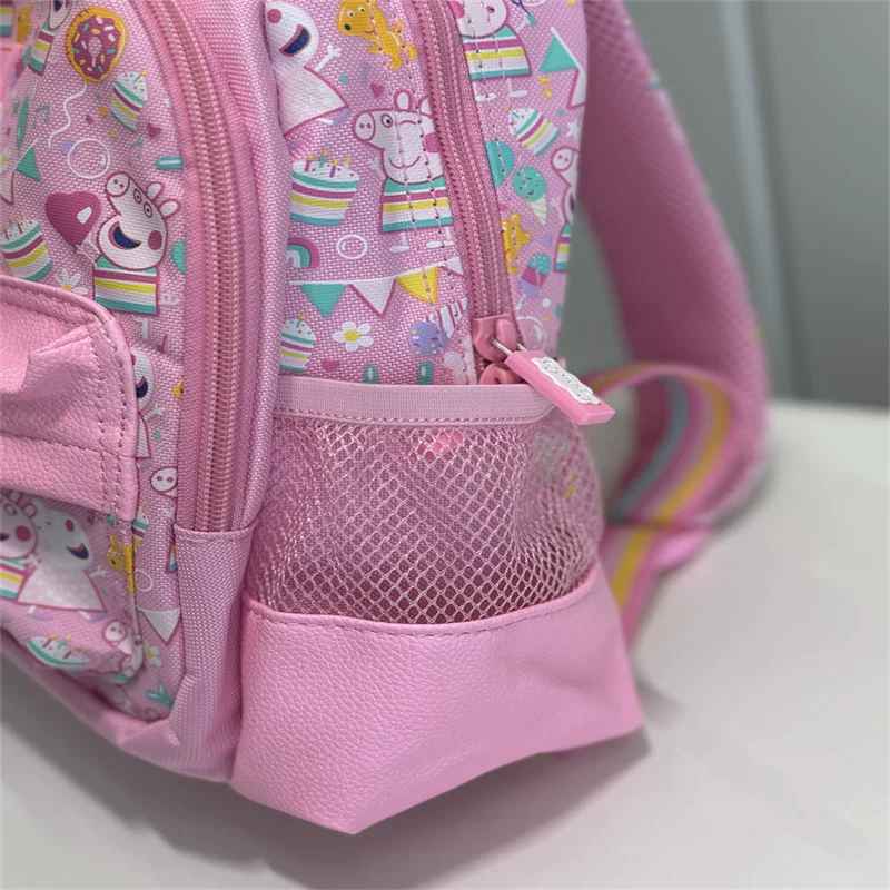 Fuchsia school bag for early age, universal backpack, storage system, 1-3-6 years