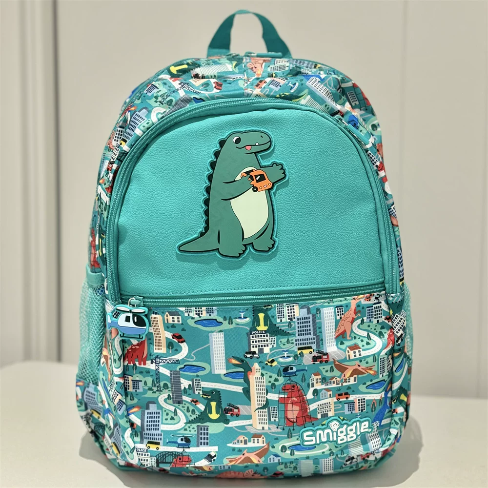 Австралийская школьная сумка Smiggle розовая лазерная лошадь через плечо многофункциональное хранение 1–6 первоклассников рюкзак набор для еды