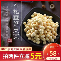 2023 Chaozhou Dongfeng Fresh Chicken Head Rice Wild Special Grade Frozen Gorgon Owes Real Tz 500g