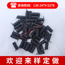 433M315M spring antenna remote control antenna wireless module receiving antenna black rubber sheet RF helical antenna