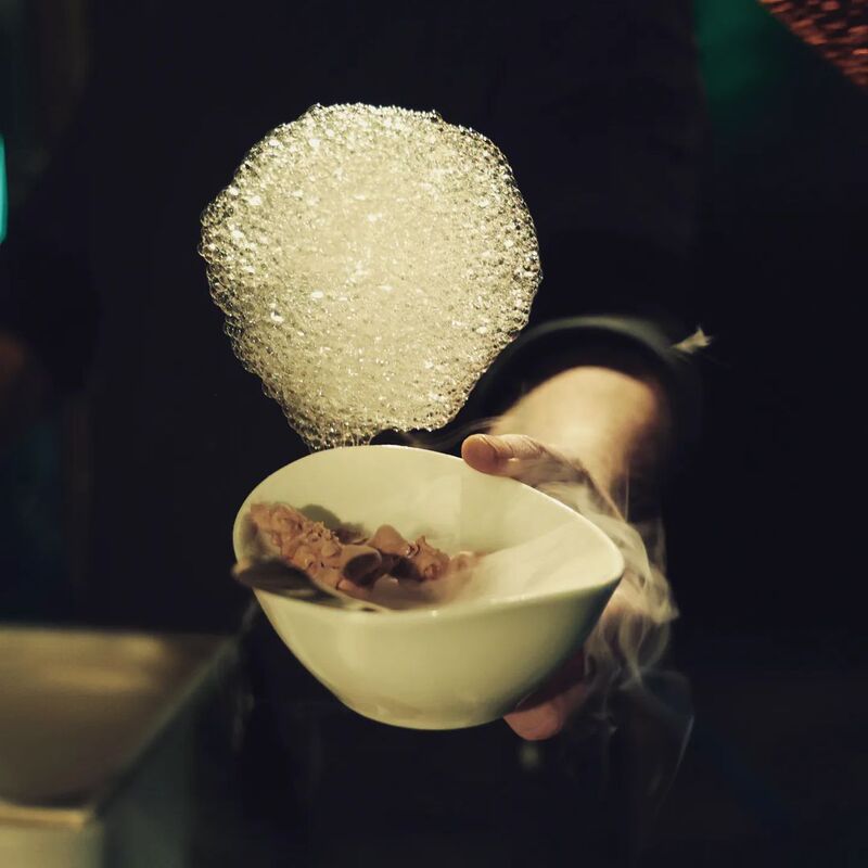 Molecular Cuisine Foam Generator, Cooking and Bartending, Flying Cloud Foam Machine, Soy Lecithin Emulsifying Bubbler