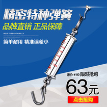 Shuangjie spring dynamometer stainless steel tensile gauge tension bar tubular dynamometer Newton tensile machine LTZ