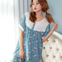 Чернила зеленый маленький цветочный