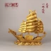 Đồng tinh khiết trơn chèo thuyền rồng đồ trang trí thuyền rồng lớn đồ trang trí thuyền kinh doanh quà tặng văn phòng trang trí nhà - Trang trí nội thất trang trí nhà cửa Trang trí nội thất