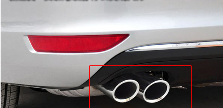 Volkswagen Sagitar exhaust tip, Lingdu, Lavida, Golf 7, Jetta, Scirocco, Touran L, Passat, Lingdu exhaust pipe modification