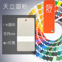 Plastic powder thermosolid electrostatic spray plastic coating RAL 1013 1015 m yellow milk crumple orange