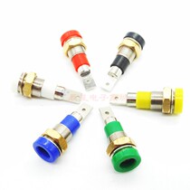 4mm banana socket hexagon nut pure copper high current panel socket power terminal plug terminal plug female seat