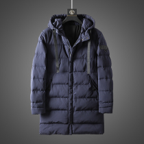 Cost-effective goods long cotton-padded clothes foreign trade cut mens hooded casual slim cotton-padded jacket cotton-padded clothes tide
