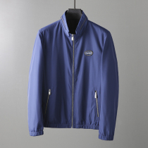 Benefits Windproof Waterproof Foreign Trade Cut for mens small upright collar with pure color jacket jacket jacket male tide