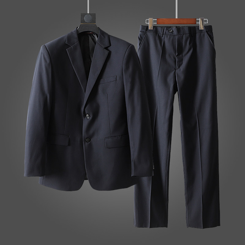2019 new men's western-style suit casual Korean version handsome wedding business is fitting in a suit damp
