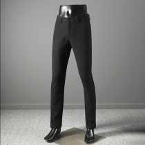 Autumn Winter New Thick Real Mill Fur Foreign Trade Cut Tail Goods Men Casual S-up Business Casual Pants Long Pants Tide