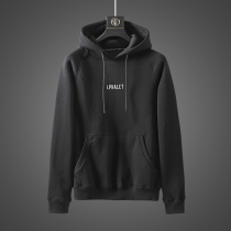 Leisure Joker pullover inside foreign trade cut mens autumn and winter hooded pullover letter sweater coat tide