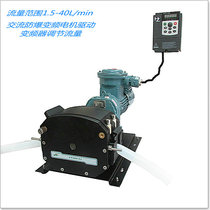 Direct sale special explosion-proof variable frequency speed control peristaltic pump metering pump chemical pump 2400 liters per hour