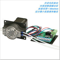 Factory special two-channel high precision micro speed peristaltic pump titration pump 0 06-43ml min