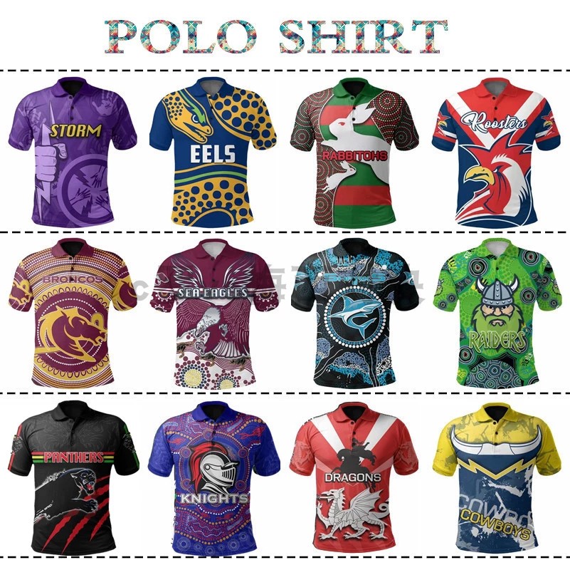 2021 Australia Home and Away Rugby Shirt POLO T-Shirt Training Rugby Shirt