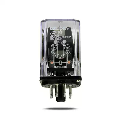 Delixi JQX-10F relay 12v8 pin current relay AC220V 24V 36V small high power