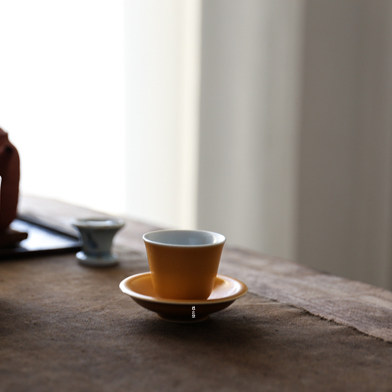 Zhenshantang small tea cup single small capacity single cluster tea cup Jingdezhen tea cup tea cup handmade tea cup set