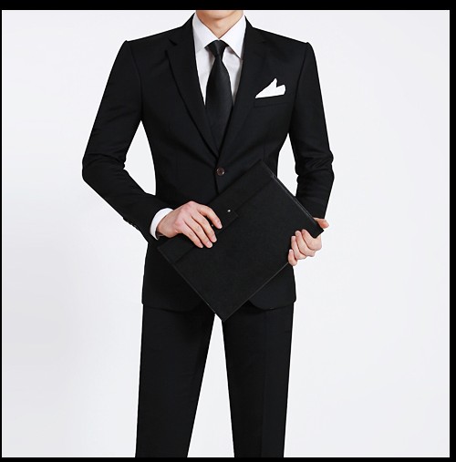 Custom wedding gown Western-style dress for men's wedding groom gown Korean version of a business positive dress suit-Taobao