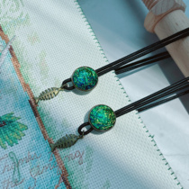 Cross-stitch cloth button drawstring button cross-stitch side clip cross-stitch cloth artifact (20)