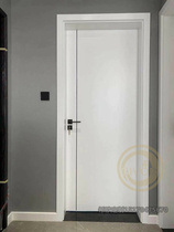 Nanchang custom room door Indoor solid wood door paint door white simple wooden door bedroom door composite wooden door package installation