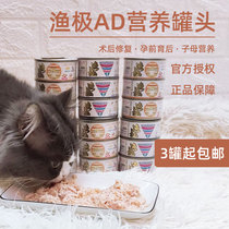 Fish pole AD nutrition cat canned postoperative repair during pregnancy Prenatal Childbirth cat aging cat nutrition 70g