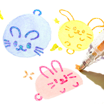 Bimmie (Five Times Shiny) 12 Color Pops Gel Pen Flash Bright Crystal Crystal Pearlescent Flow Sand Walker Ledger Pen