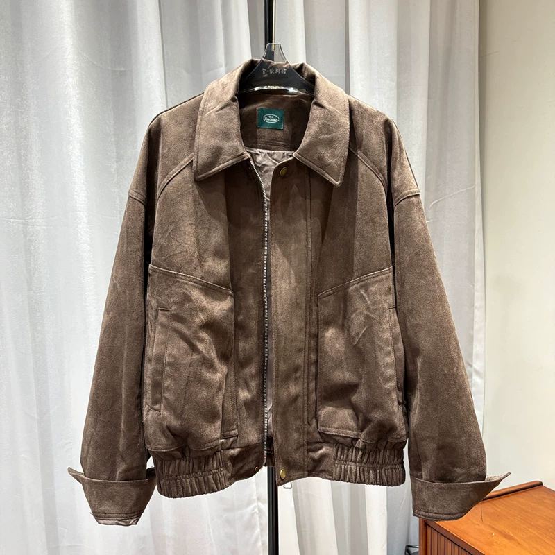 Осенняя длинная манишка? но Velvet jacket for leisure