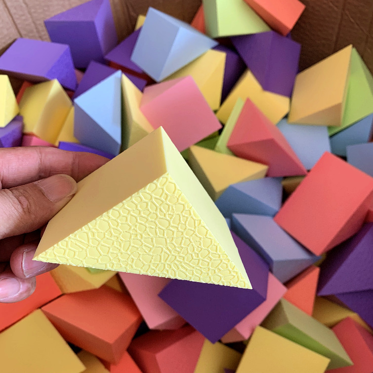 Eva Foam Triangle Soft Building Block Robot Competition Photography Props Arch Bridge Shape Kidsren's Toys