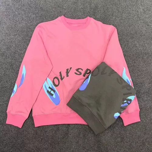 Канье Уэст воскресенье CPFM.XYZ Flame Свитер Святого Духа Мужчины и женский туалет