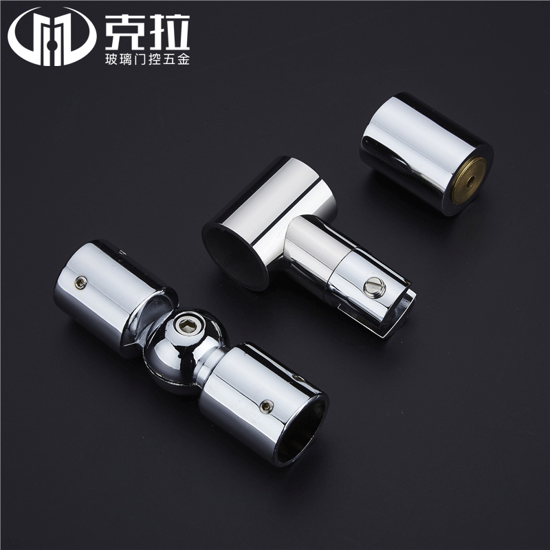 Shower room accessories Tie rod Glass tie rod Stainless steel pipe connector Corner head free rotation to tie rod head