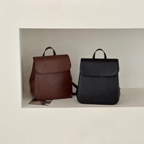 Mysta Myssa New Leather Handmade Bag Hand Double Shoulder Bag Retro Temperament Genuine Leather Women Bag Korea Minimalist Bag