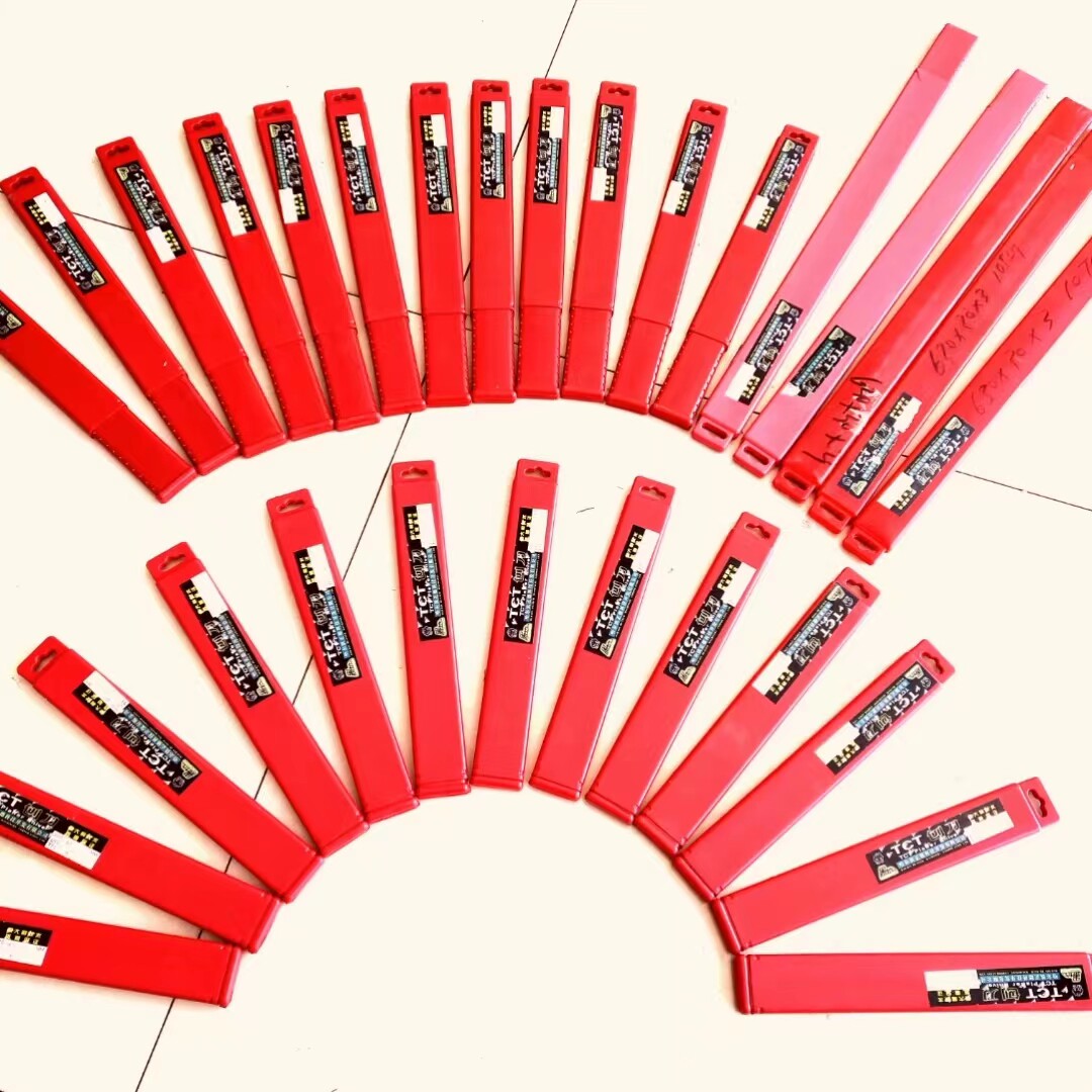 Black Rolex TCT alloy planing knife woodworking double face planing knife slice Jiang Jiama's tycoon Kim Hua double-sided planing-Taobao