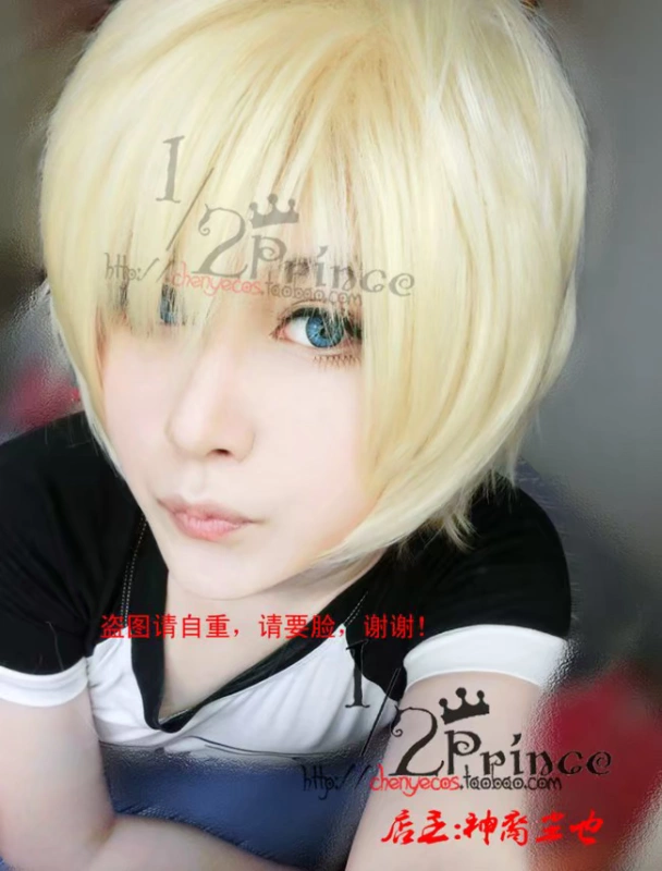 [1 / 2Prince tóc giả bằng lụa nhiệt độ cao] Magic Flute MAGI Alibaba Shahja - Cosplay