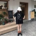 Mùa hè 2020 mới in Hàn Quốc áo thun ngắn tay dài tay nữ rộng rãi áo khoác nữ - Áo phông