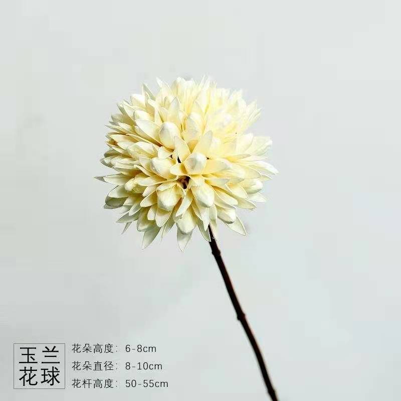Jade Orchid Ball Yunnan Kunming Dry Flower Art Diy Material Home Decorative Pendulum living room