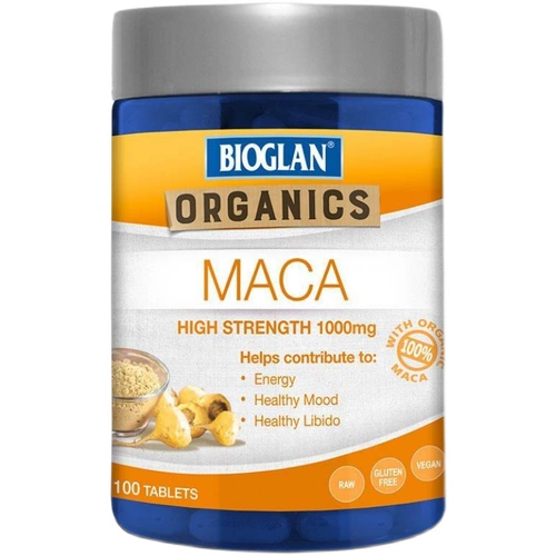 Австралийский агент по закупкам Bioglan Maca Maca Essence Таблетки 100 штук для улучшения жизненной силы и мощности мака