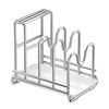 Pot Lid Rack, Countertop Spatula and Cutting Board Rack, Kitchen Integrated Storage Rack, Household Vertical Cutting Board and Knife Holder