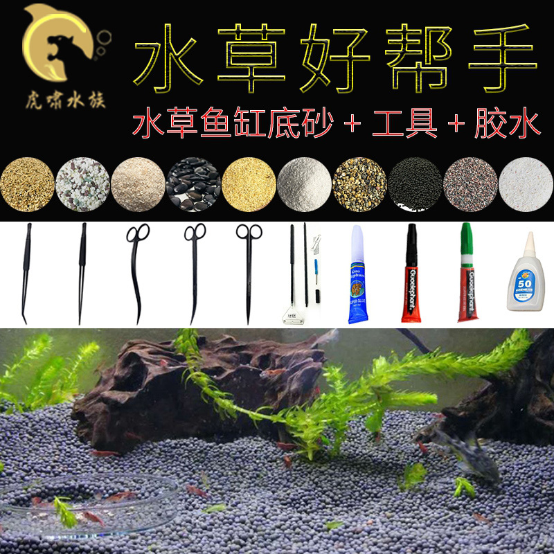 Ceramite Sandy Water Grass Clay Stainless Steel Scraping Algae Knife Fish Tank Cleaning Tool Grass Cylinder Glue Water Group View Base Sand Plan